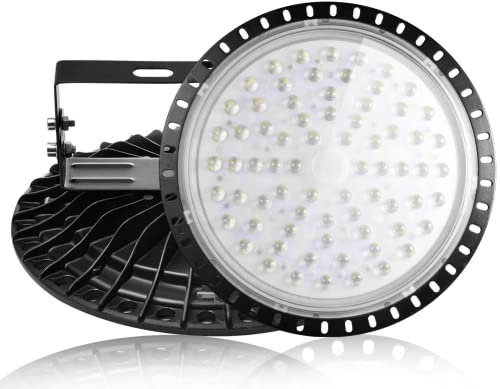 Viugreum Ufo Led High Bay Light 300W, 30000Lm Commercial Bay Lighting Daylight White (6000-6500K), Ip65 Waterproof Led Warehouse Lighting For Garage Factory Workshop Ship From Usa Take 5-7 Days To You #TOP6