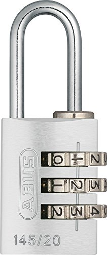 Preisvergleich Produktbild ABUS Aluminium-Zahlenschloss 145 / 20, silber, 46611