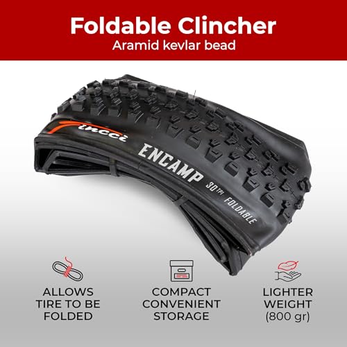 Fincci Pair 26×2.25 Bike Tire – Mountain Bike Tires 26 Inch,
