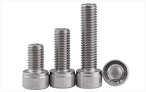 Machine Screws M6 x 10mm Allen Head Bolts - Stainless Steel 304 Machine Screws - Rust Resistant Socket Cap Fasteners for Machinery and Automotive (10, 20mm Length, M3)