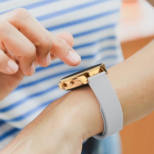 Image of Tobfit 18mm Silicone Watch Strap Compatible for Titan, Timex, Casio, Sonata,HMT etc,Quick Release Sport Loop Colorful Strap