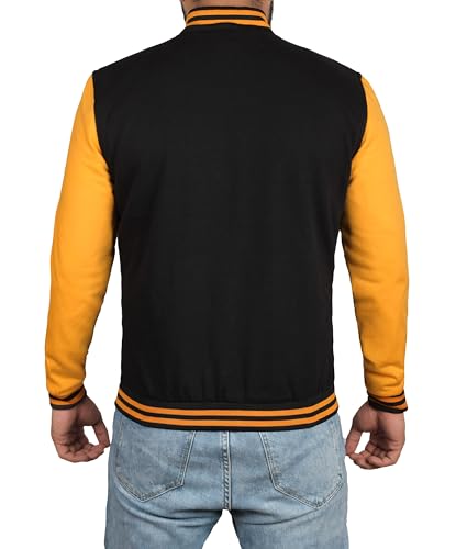 Decrum Letterman Jacket Men - High School Baseball Bomber Style Mens Varsity Jackets3