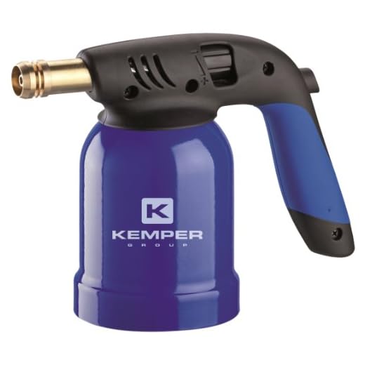 Kemper Lampe A SOUDER Coque en Metal ALLUMAGE PIEZO REF 770