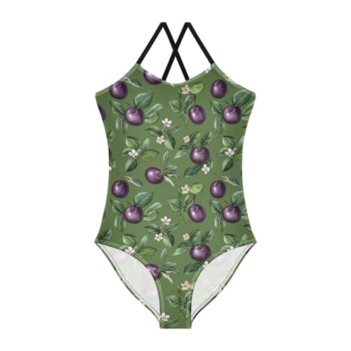 KLL Swimsuits for Girls 1 Piecing Beach Swimwear Girls Bathing Suits