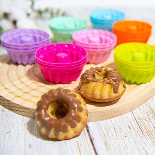 Mlying, 24 stampi per mini gugelhupf, in silicone