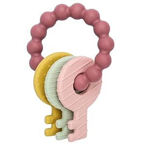 Silicone Teething Toys for Baby 3+ Months, Choking-Proof Design, 100% Food-Grade Silicone, Infant to Toddler Teether, Essential Stuff for Baby Boy and Girl