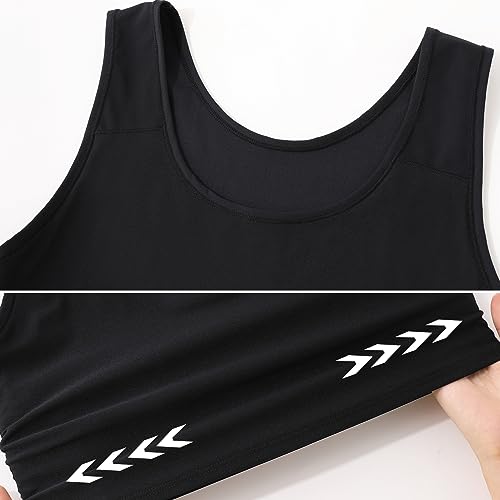 Trans Chest Binder Transgender FTM Cosplay Breathable Half Breast Binder Tank Top4