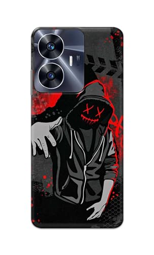 Image of Printed Hard Back Cover for Realme C55 Back Cover (Hoodie Rapper) -190724(EA)