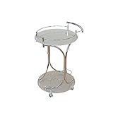 Servierwagen: Glas,Metall,Stahl; Farbe: Grau,Chromfarben,Silber,Chromfarben