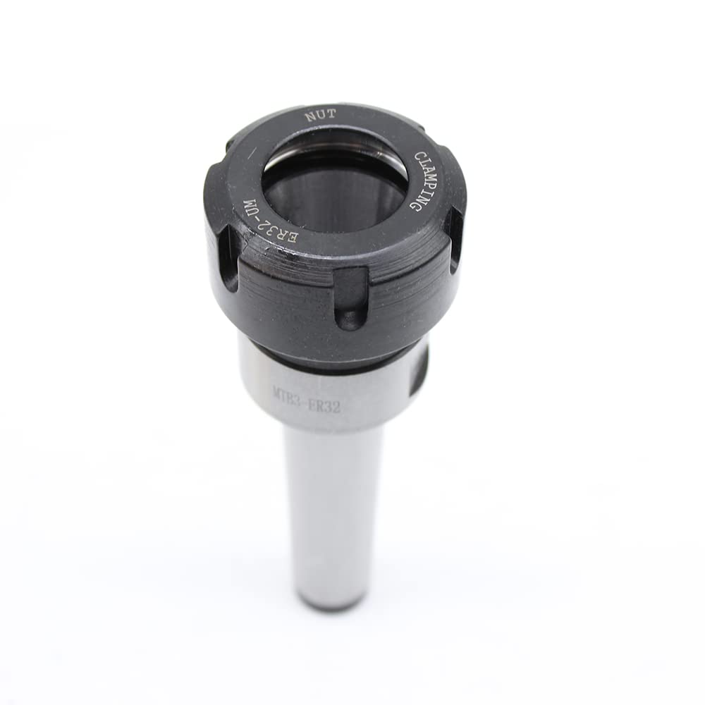 ER32 MT3 M12 Lot de 9 pinces de serrage à ressort de précision, Mandrin 2/4/6/8/10/12/16/18/20 mm, Métal, Compatible avec Tour, Rectifieuse, Perceuse, Fraiseuse