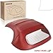 A-Premium Bordeaux Convertible Soft Top Compatible with BMW Z4 2003-2008, with Glass Window