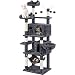 Yaheetech Cat Tree, 67in Cat Tower for Indoor Cats, Multi-Level Cat Condos Activity Center Furniture Climbing Tower w/Scratching Posts, Hammock, Basket and Fur Ball Sticks