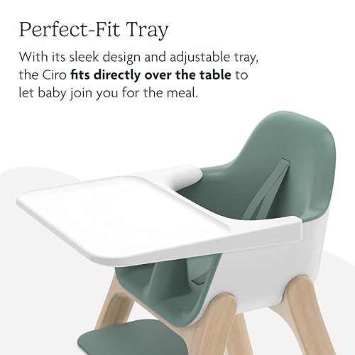 Image of UPPAbaby Ciro High Chair - Easy-to-Clean & Rotating Footrest - Emrick