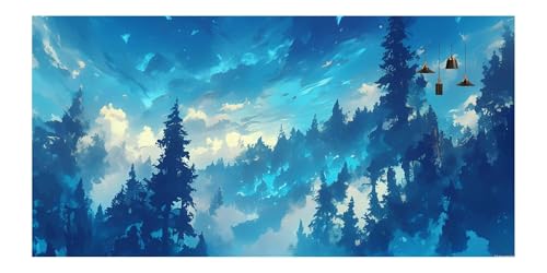 Kit Complet Broderie Diamant Paysage 30x60cm Idée Cadeau DIY
