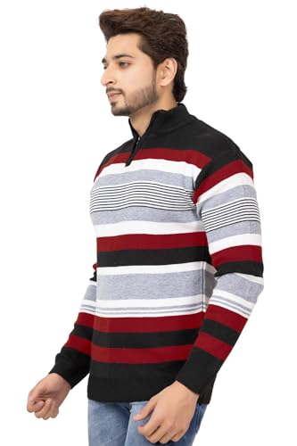 Image of ColorChakra Woolen Sweater for Mens Cardigan for Winter wear Wool Pullover