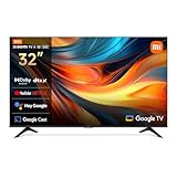 XIAOMI TV A 32 2026 | Google TV | Diseño Elegante con Bisel Ultrafino | Dolby Audio DTS:X + DTS Virtual:X1 | Voice Control