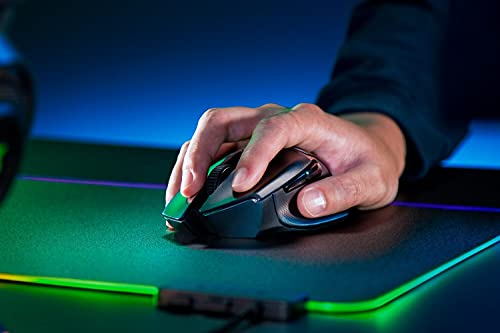Razer-Basilisk-X-HyperSpeed--Raton-inalambrico-para-juegos-Raton-Gaming-con-tecnologia-Razer-HyperSpeed-inalambrico-sensor-optico-5G-y-6-botones-configurables-libremente-Negro