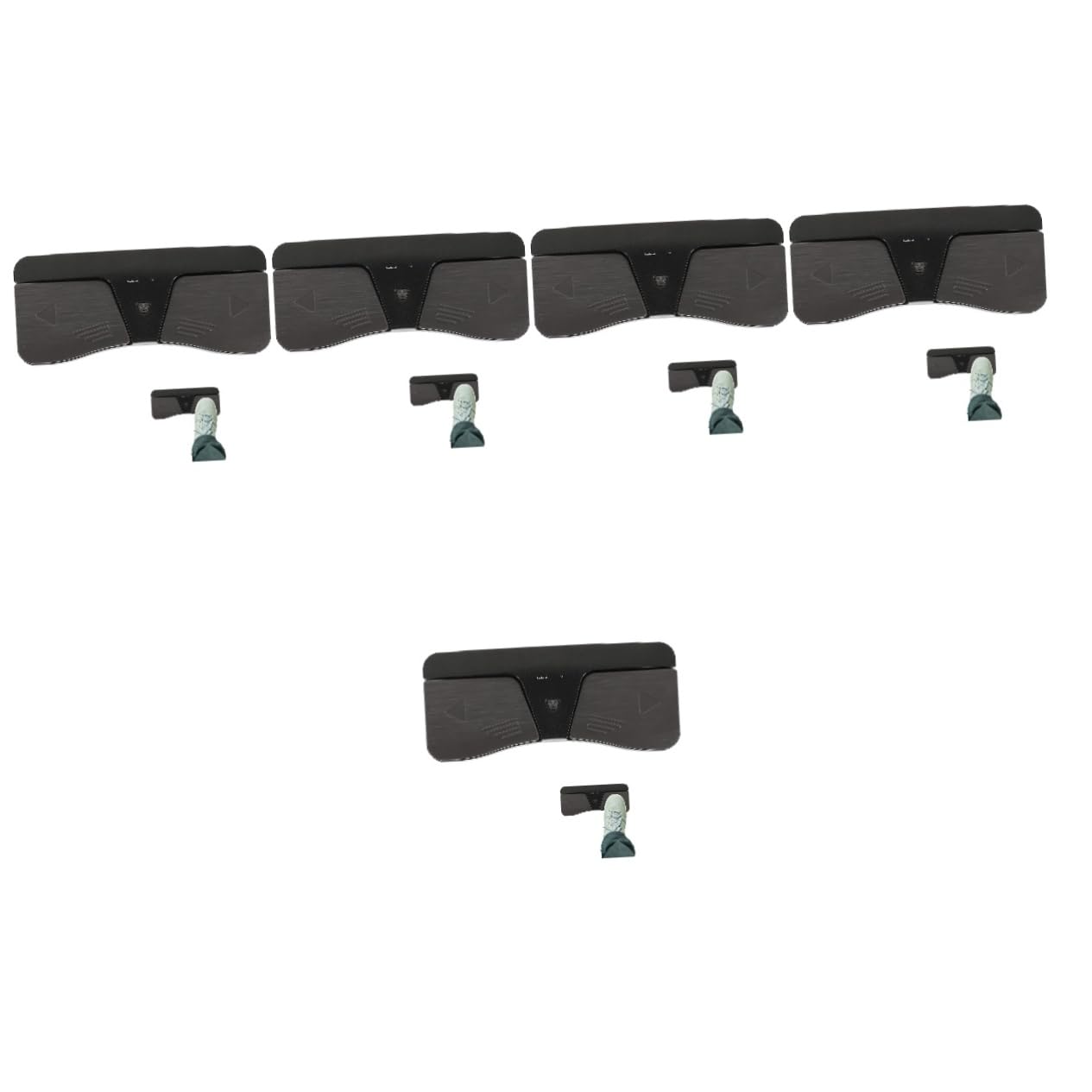 GANAZONO 5 Piezas Cambiador De Página Inteligente Volteador Inalámbrico Pedal De Cambio De Página Volteador De Páginas Volteador Automático De Páginas Universal Abdominales Sintonizador