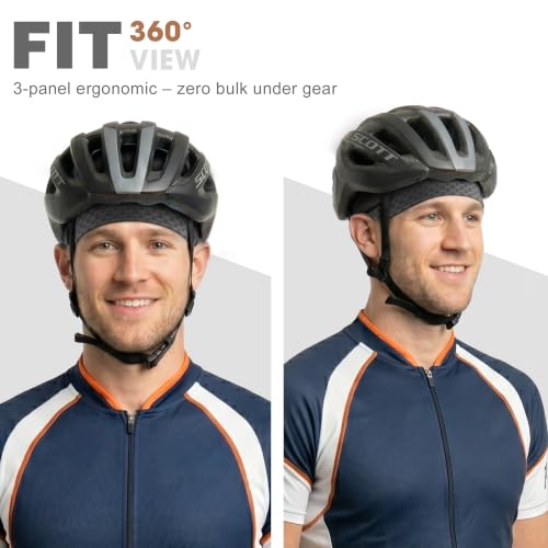 Image of WTACTFUL 3-Pack Breathable Mesh Skull Cap Helmet Liner for Men Women Summer