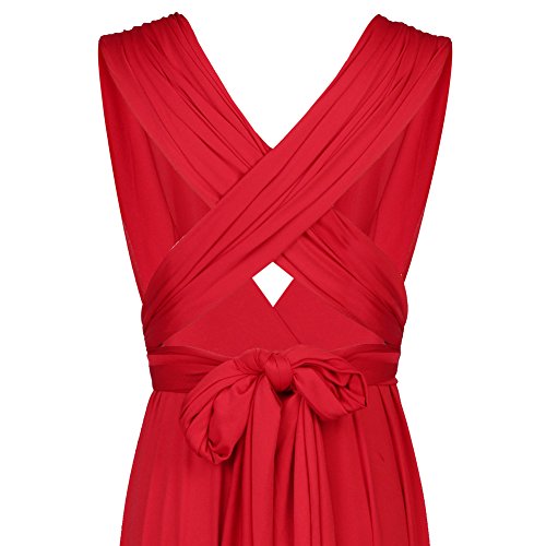 Women Transformer Infinity Evening Dress Multi-Way Wrap Convertible Halter Maxi Floor Long Dress High Elasticity