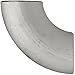 Merit Brass-NC04401-24 Stainless Steel 304/304L Butt-Weld Pipe Fitting, Long Radius 90 Degree Elbow, Schedule 40, 1-1/2