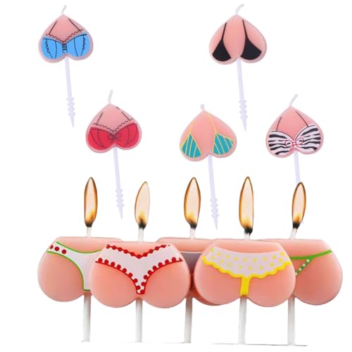 Candeline per torta,10 Pezzi Candele per Feste,Decorazione per torta candele compleanno Cake Topper cartoni animati di compleanno candele