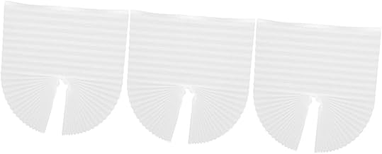 DOITOOL 3 peças de persianas plissadas autoadesivas, cortinas de porta para janelas internas, persianas, cortinas plissadas autoadesivas, cortinas blecaute para porta, sem perfuração