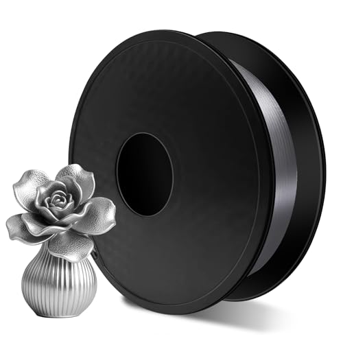 PCTG 3D Printing Filament 1.75 mm, 1 kg Roll (Silver)
