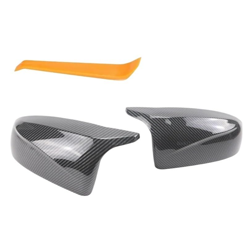 Tapa cubierta espejo retrovisor negro fibra carbono estilo M para X5 E70 X6 E71