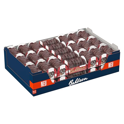 Bahlsen Schokoladen Lebkuchen Brezeln Edelherb, 46er Pack, feiner Lebkuchen in Brezelform ummantelt mit edelherber Schokolade, Großpackung als Vorrat oder zum Verkauf (46 x 175 g)