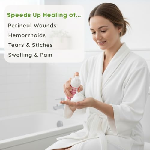 Image of B-Arm Perineal Cooling & Healing Foam for Postpartum Care| Infused with Ayurvedic Ingredients like Witch Hazel, Aloe Vera & Neem| Scientifically Tested| Cooling Foam for Hemorrhoid Irritation