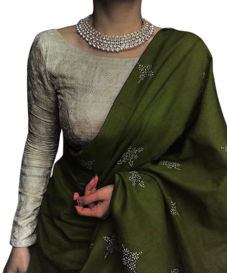 PapitaPrinted Bollywood Muslin Saree