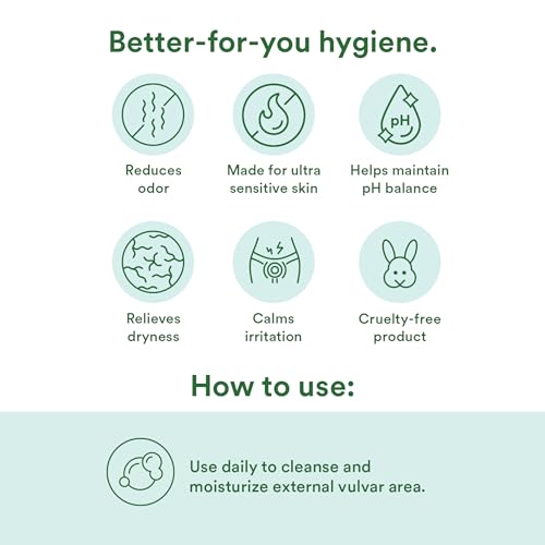 Image of Good Clean Love Ultra Sensitive Foaming pH-Balanced Feminine Wash, Gentle Vaginal Cleanser for Women with Natural Ingredients, Water-Based, Soothing Intimate Feminine Care, 5 Oz (2-Pack)