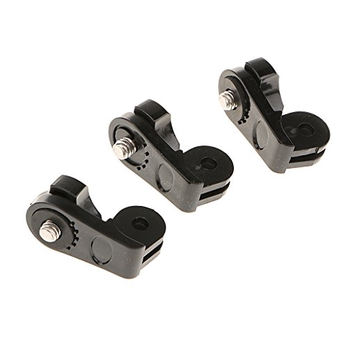 3 peças de adaptador de tripé de 6,35 mm para HD Hero 3 4 5 6