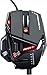 Mad Catz Rat 8+ Souris Gamer Filaire USB - Souris Ergonomique 11 Boutons Programmables - Capteur Optique Pixart3389 16000 DPI - Souris Gaming Pour PC Noir Avec Led Rouge Et Repose Poignet Reglable