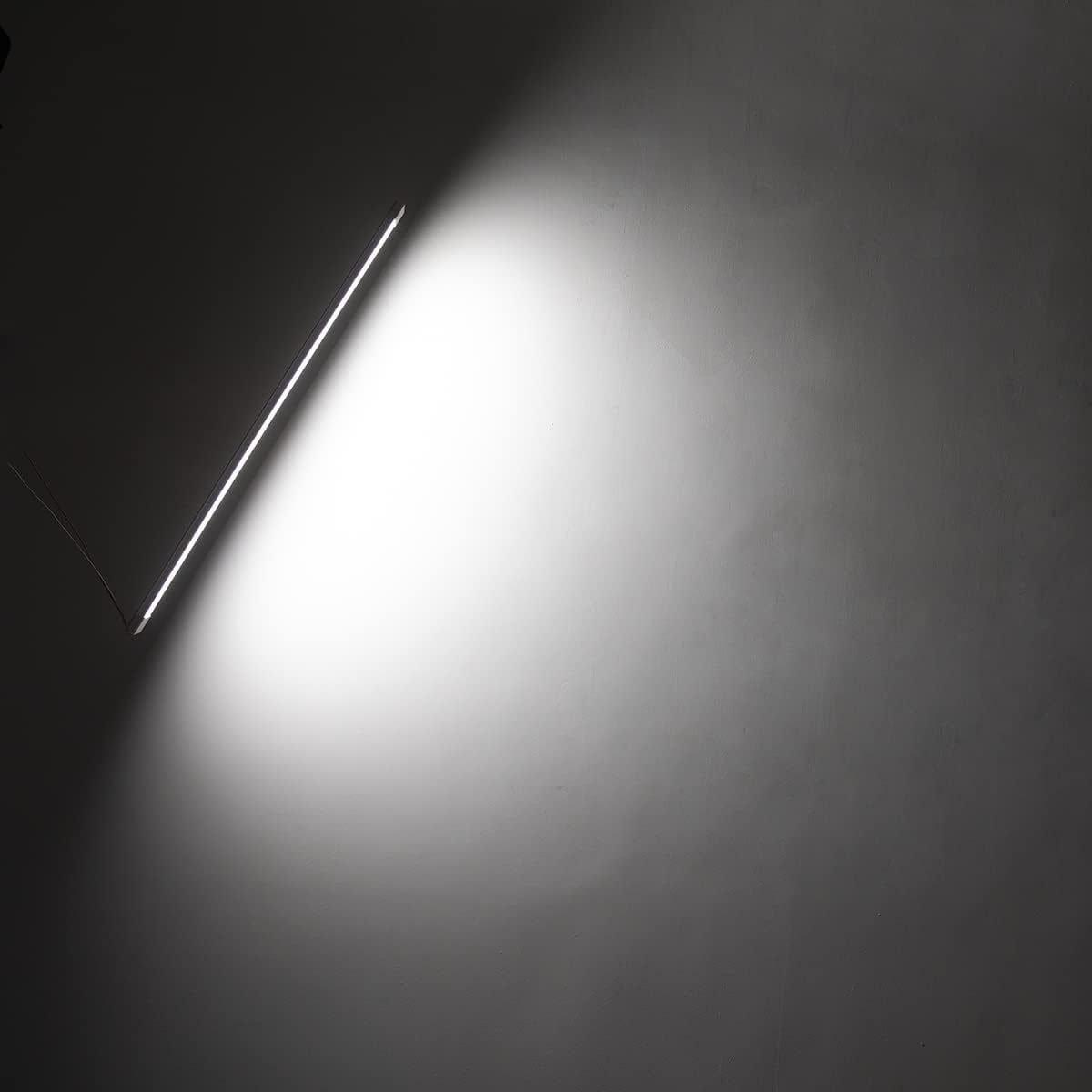 Raycharm LED Interior Utility Light Fixture 34.2" x 2.6", High Lumen-Output Low Current Draw Energy Efficient, Frosted Lens 6000K Cool-White Even Diffused Beam, On/Off Rocker Switch 12V-24V DC, 1-Pack