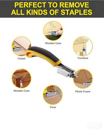 Heavy Duty Staple Remover ANYALITE Industrial Staple Remover Canvas Arrow Signature Stapler Remover Tool Office Claws Tools Staple Puller Removal