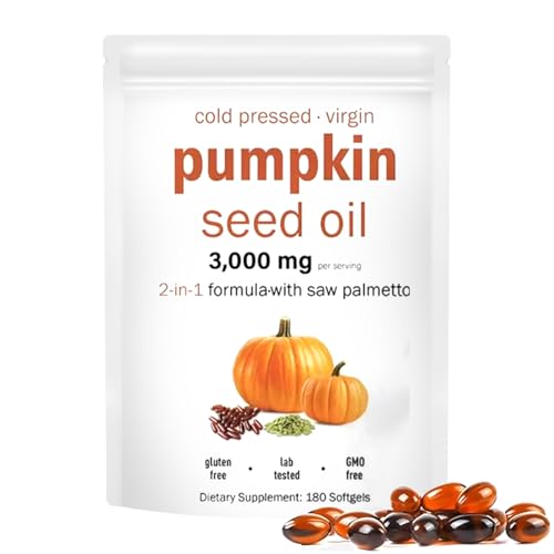 MERUTIN Pumpkin Seed Oil 2 in 1 with Saw Palmetto