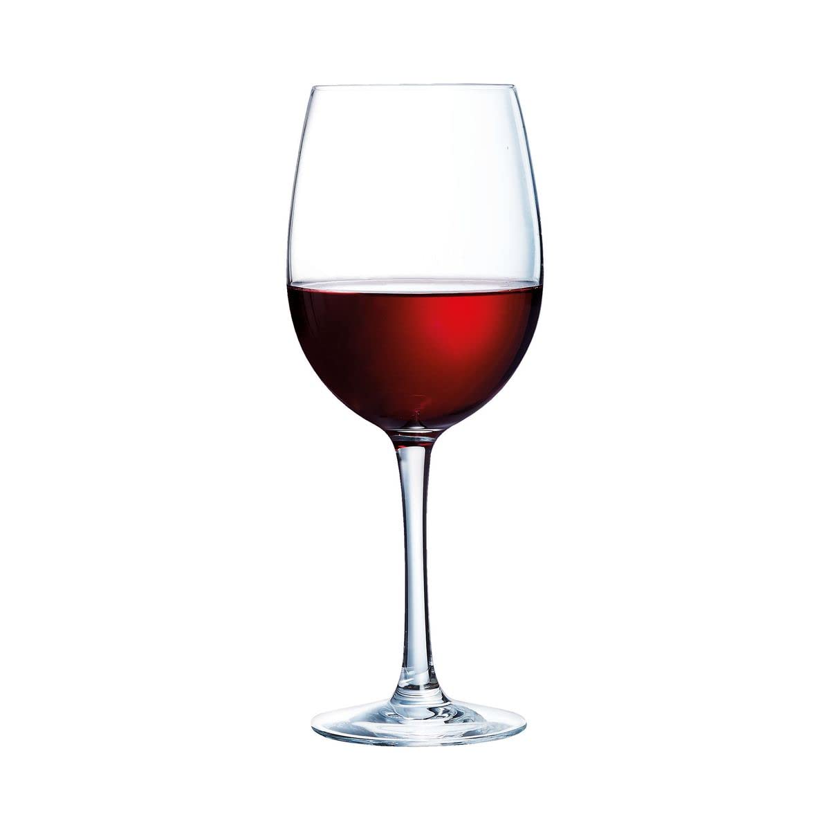 Chef&Sommelier - Lot de 6 Verres à Pied Cabernet Tulipe en Cristallin - Verres de Dégustation Sobres et Élégants - Résistance Hors Norme - Transparence Absolue - Verres à Vins et Cocktails de 47 cl