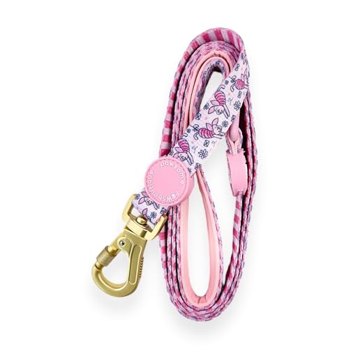 Pawsome Paws Boutique Laisse pour Chien Porcinet - 1,5 m - Élégante Laisse Disney avec poignée Douce et Mousqueton Durable