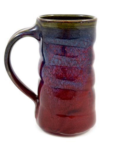 Taza de cerámica Stoneware 14 oz color morado miniatura 2