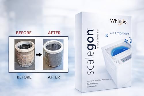 Image of Whirlpol Descale Compatiable For Whirlpool Scalegon Washing Machine Front Load And Top Load, Cleaning Powder, Descaler Powder, Drum Cleaner 100 G Each (Pack Of 3)