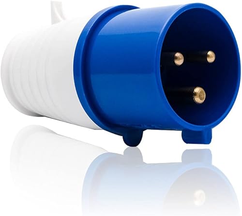Miniatura 3 de Enchufe y enchufes industriales azules MASO 16A 220v IP44 3 pines Enchufe industrial y enchufe de pared impermeable IP44 enchufe conector enchufe