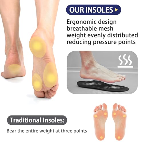 Lumil Diabetic Slippers for Men Women Wide Width Wool Blended Adjustable Slip-Resistant Diabetic Shoes for Swollen Feet Men Edema Slippers Lymphedema Shoes Black,9 Wide,Black for Women2