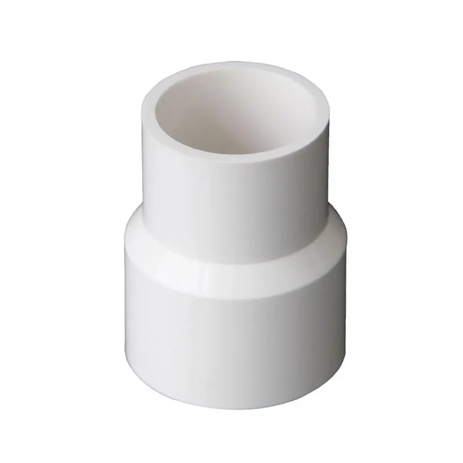 Instalación de tuberías de jardín Conector Reductor Recto de PVC, 1 Pieza, for Suministro de Agua, for riego de jardín, Junta Reductora(White,32x20mm)