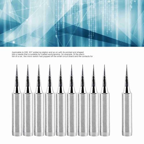 Image of 10PCS Soldering Iron Tips, 900m-T-I Solder Welding Replacement Tip Kit for 936, 937 Soldering Station