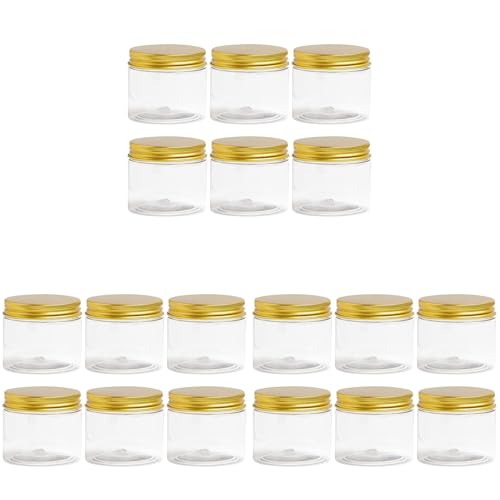 Pot de stockage de slime et loisirs créatifs : 18 pots en plastique pour l'atelier