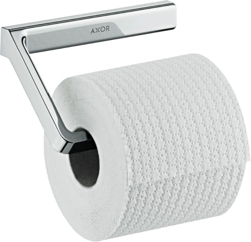 Hansgrohe AXOR Universal Accessories Paper Roll Holder without Lid; color: Stainless Steel Optic