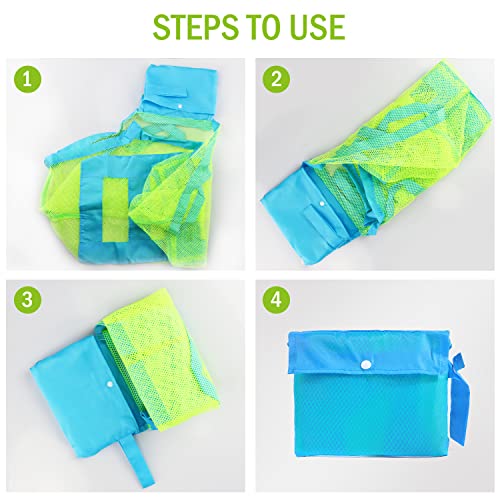 Byffoer - Borsa da spiaggia XXL, borsa da bagno