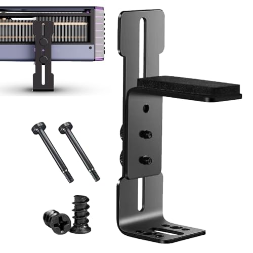 Consola GPU Anti Sag | Construcción de aleación de acero duradera | Soporte ajustable pesado con soporte vertical y antideslizante | Portatarjetas para plataformas de estuche de PC de escritorio y